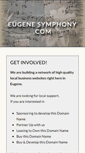 Mobile Screenshot of eugenesymphony.com